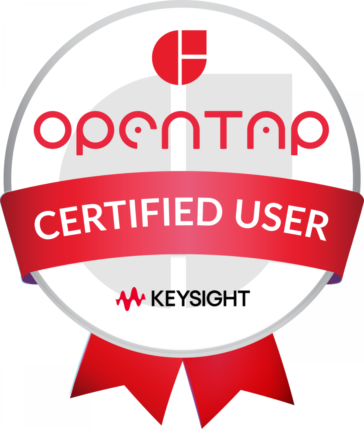 Keysight User Certification badge.